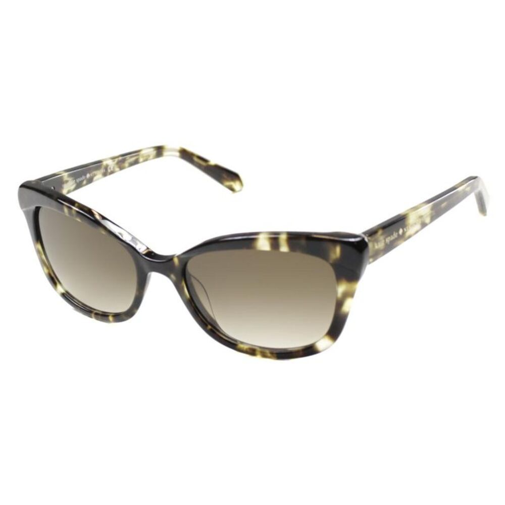 Authentic Kate Spade Amara JBA Tortoise CatEye Sunglasses Brown Gradient Lens